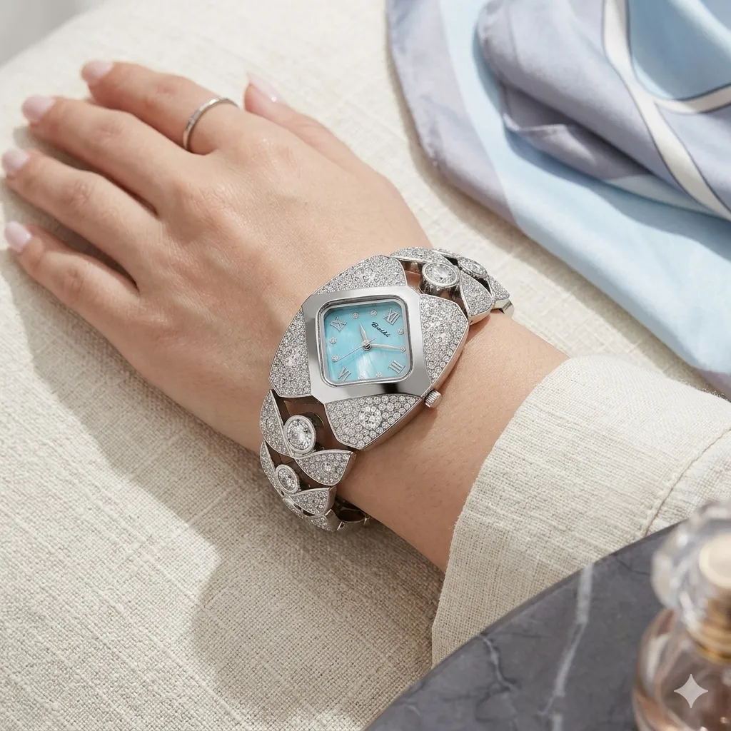 BELBI Diamond Quartz Watch by Fasshonista