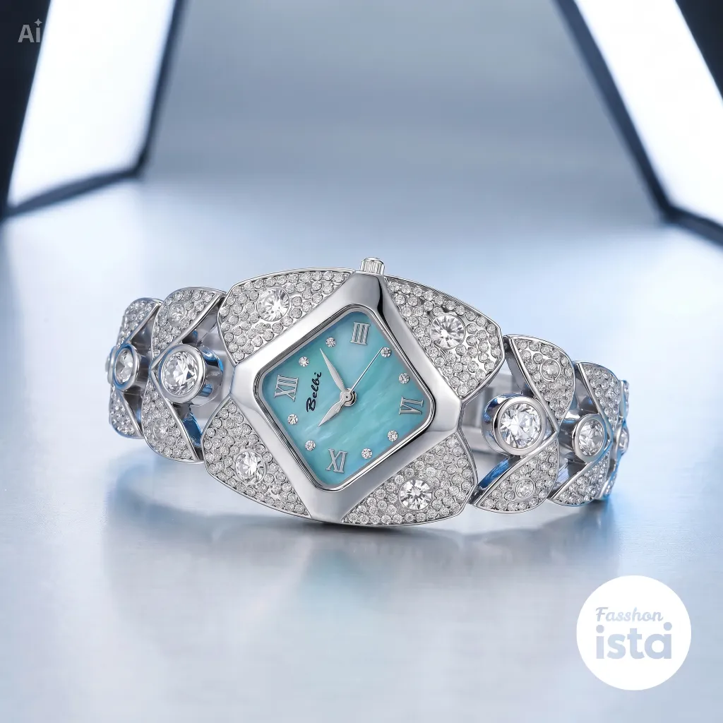 BELBI Diamond Quartz Watch by Fasshonista