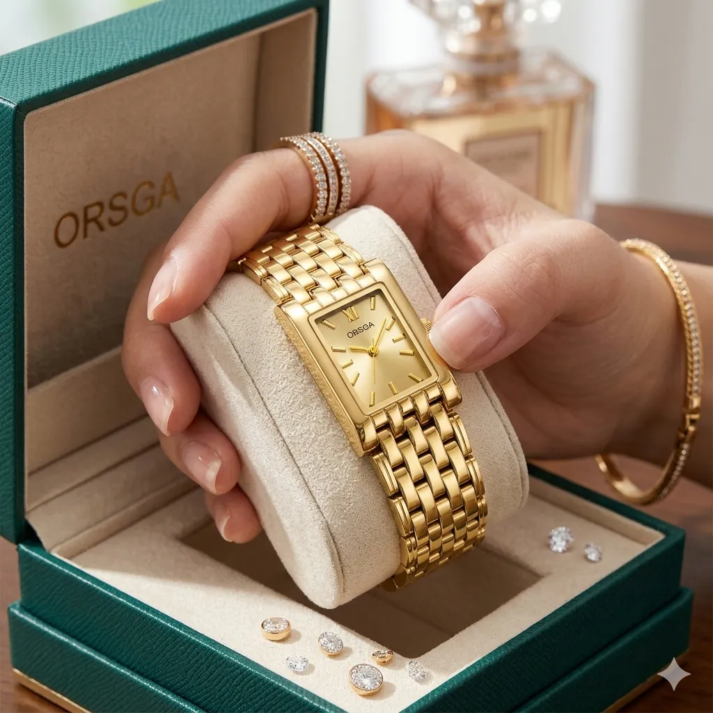 ORSGA quartz (Gold steel strip with gold surface)