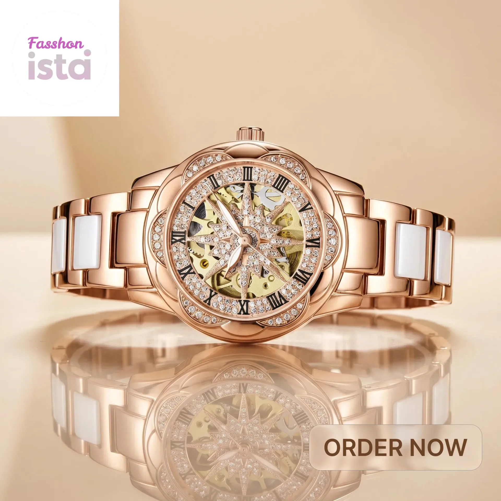 Mai shi Luxury (Rose Gold-Ceramic Machinery)