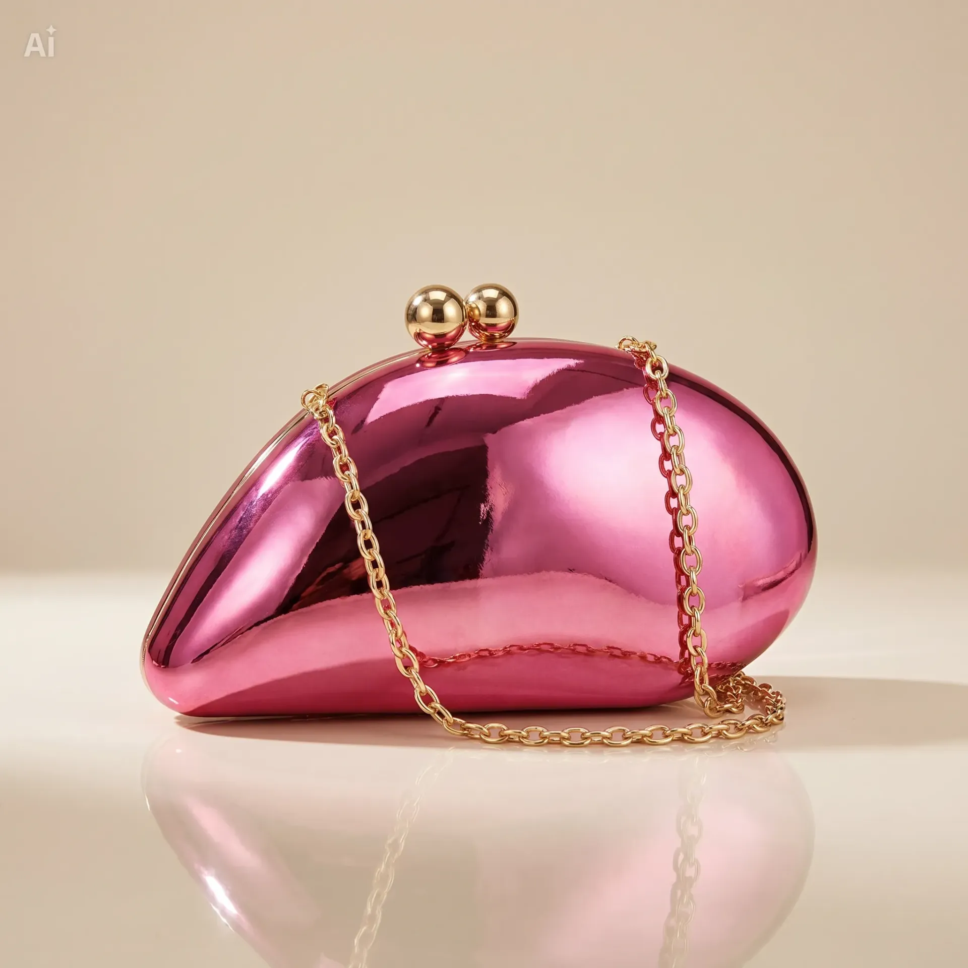 Gilded Aura (Rose red)